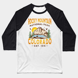 Rocky Mountain National Park Baseball T-Shirt